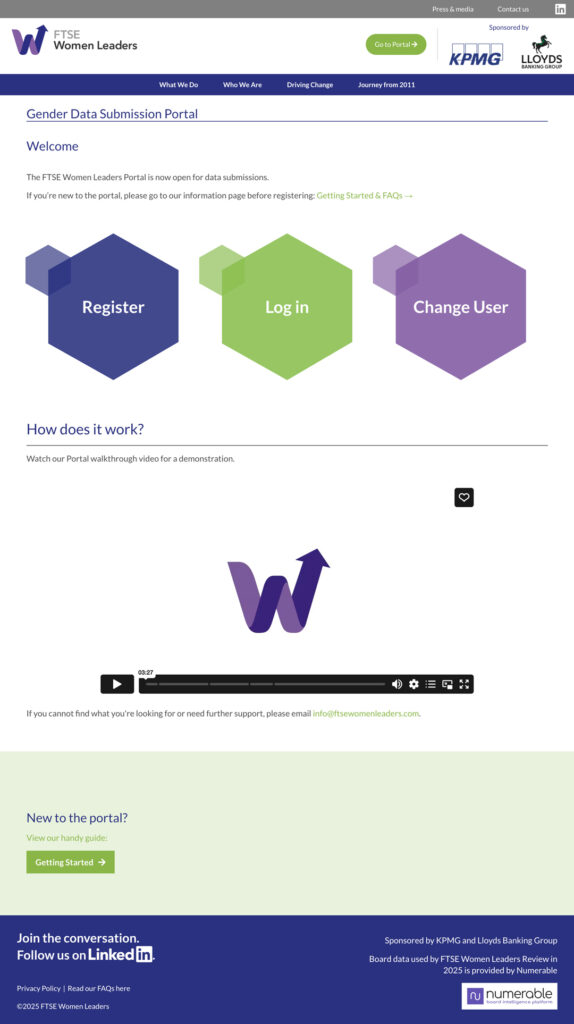 FTSE Top 50 welcome screen